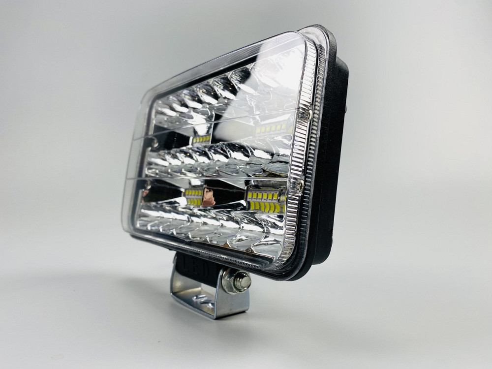 Прямокутна LED фара 144 Вт 48 світлодіодів з чіпами 3030, ближнє + дальнє автомобільне світло Мукачево - фото 3