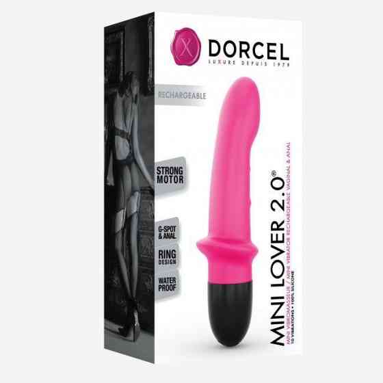 Вибратор Dorcel Mini Lover Magenta 2.0 перезаряжаемый, для точки G и массажа простаты Sex Aura Киев