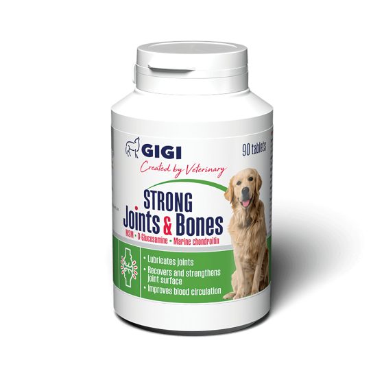 Вітаміни GIGI Strong Joints & Bones для лікування суглобів і кісток №90 таблеток Вінниця