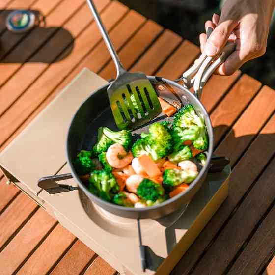 Сковорідка зі складаною ручкою Naturehike CNK2450CF010, 17,5 см, алюміній Рівне