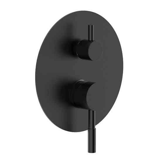 Змішувач прихованого монтажу VOLLE CRUZE de la noche на 2 споживачі чорний Київ