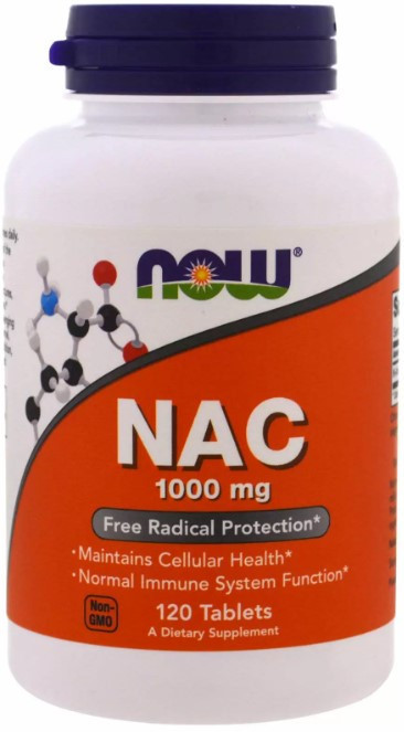 Ацетилцистеїн Now Foods NAC 1000 мг 120 таблеток Київ - фото 1