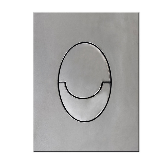 Панель змиву Koer KT-0606-02 157x198x3mm пластикова кнопка закруглена (SS Color) (KR6238)   ( 24462 ) Харків - фото 4