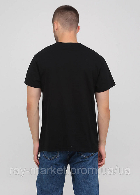 Футболка базова щільна  Stedman Comfort-T чоловіча чорна (ST2100-BLO) Київ - фото 4