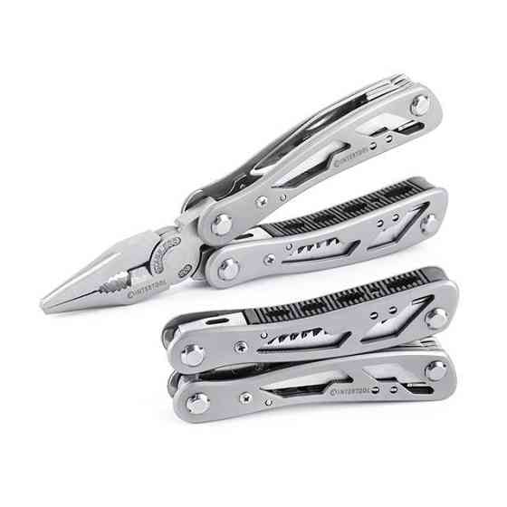 Мультитул INTERTOOL HT-0540 165 мм, 12 в 1, чохол - твій кишеньковий набір інструментів Львів