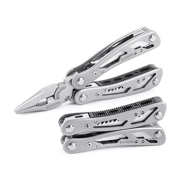 Мультитул INTERTOOL HT-0540 165 мм, 12 в 1, чохол - твій кишеньковий набір інструментів Львів - фото 4