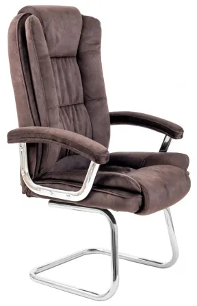 Офісне Конференційне Крісло Richman California Morant 02 CF Хром Коричневий Київ