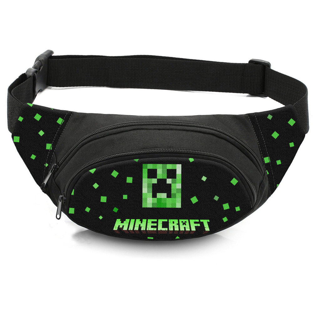 Сумка-бананка дитяча з принтом Minecraft поясна сумка для хлопчика (4536) Київ - фото 1