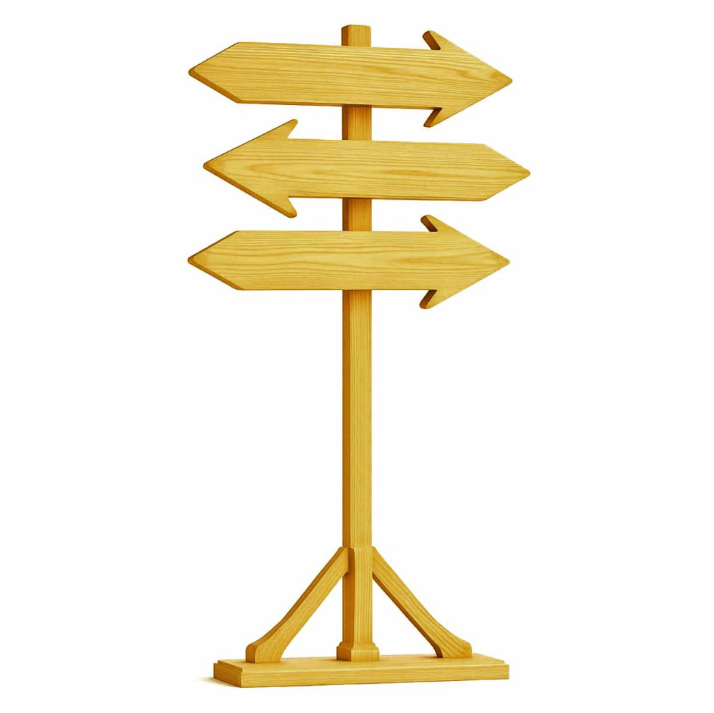 Напольная стрелка-указатель 