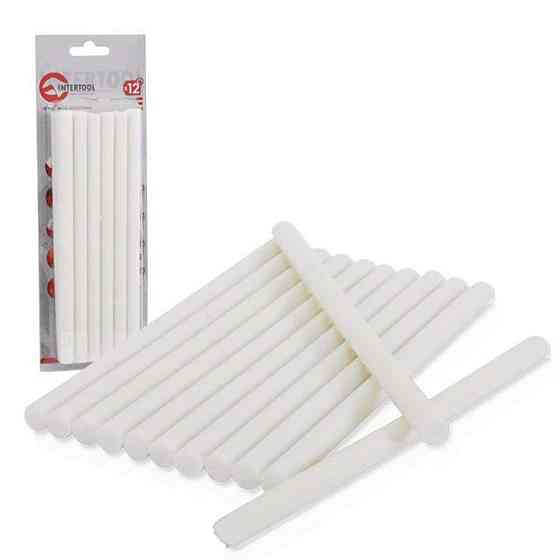 Комплект стрижнів клейових білих 11,2 мм* 200 мм, 12 шт. Мукачево