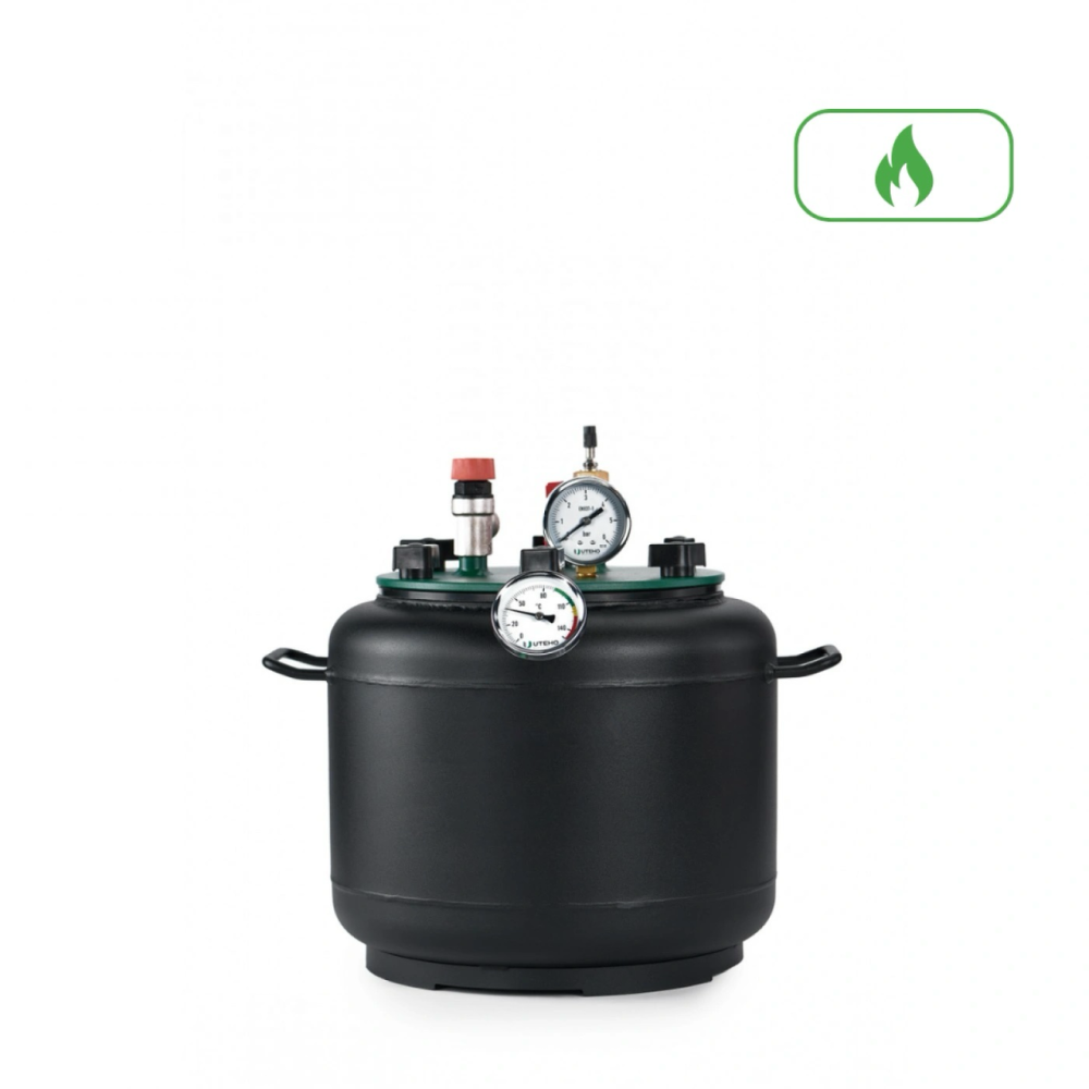 Автоклав бытовой УТех-8 на 8 банок стальной для консервирования домашний Киев - изображение 1