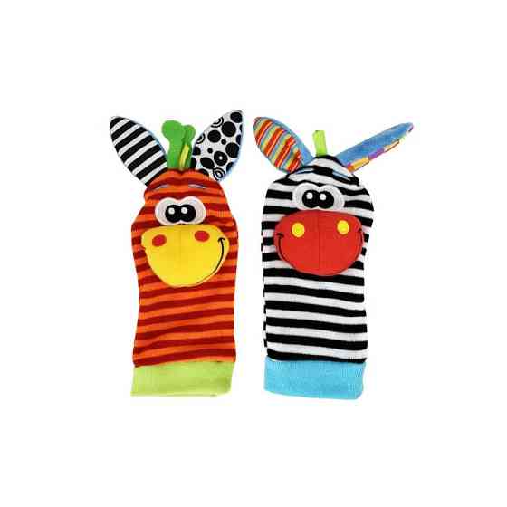 Набір шкарпетки та браслетики "Зебра та жираф" MGZ-1209 Вінниця