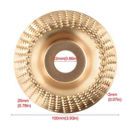 Шлифовальный обдирочный альфа диск 100x22мм для УШМ, Закруглённый, карбид вольфрама Винница