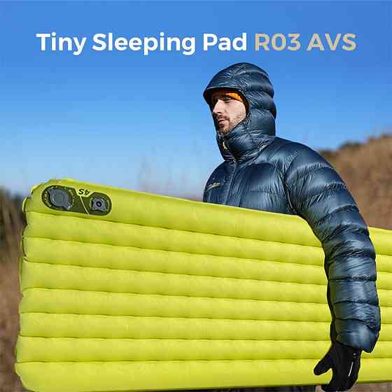 Килимок самонадувний Flextail Tiny Slleeping Pad R03 AVS, зелений Рівне