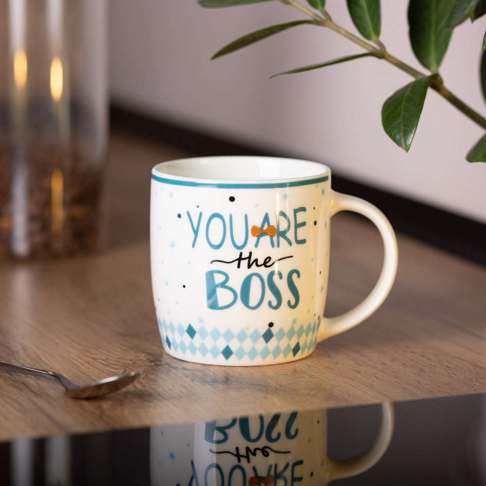 Чашка фарфоровая BOSS для чаю та кави 450 мл Київ - фото 4