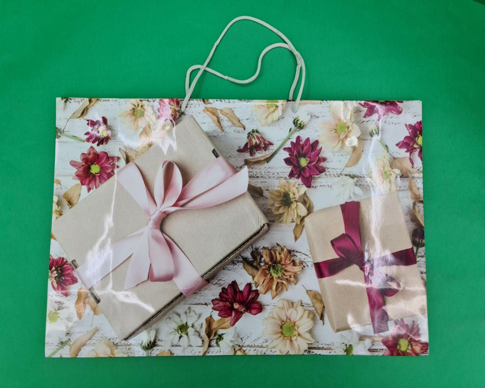 Бумажный пакет горизонтальный гигант 46*33*15 (артGG-026) (12 шт) Харьков - изображение 3