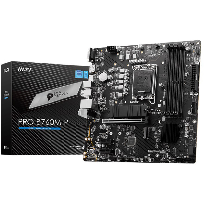 Материнська плата MSI Pro B760M-P Socket 1700 ( microATX ) Харків - фото 1