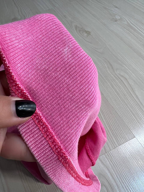 Платье женское MMC 240030 длинное майкой вареное тай-дай в рубчик, розовый, one size Киев - изображение 4