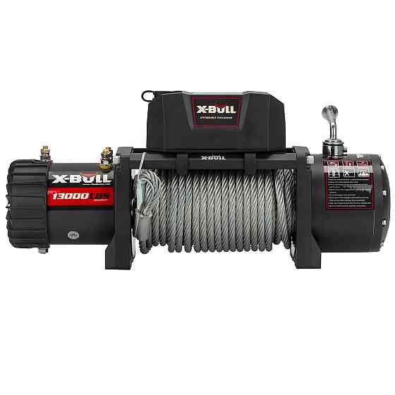 X-BULL 13000LBS лебедка со стальным тросом Киев