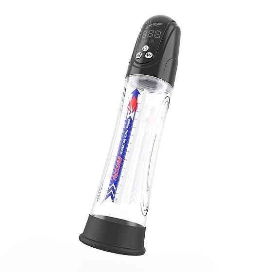 Автоматическая гидропомпа 2в1 (вода/воздух) Water Bath с LED-дисплеем, 2 режима Sex Aura Киев