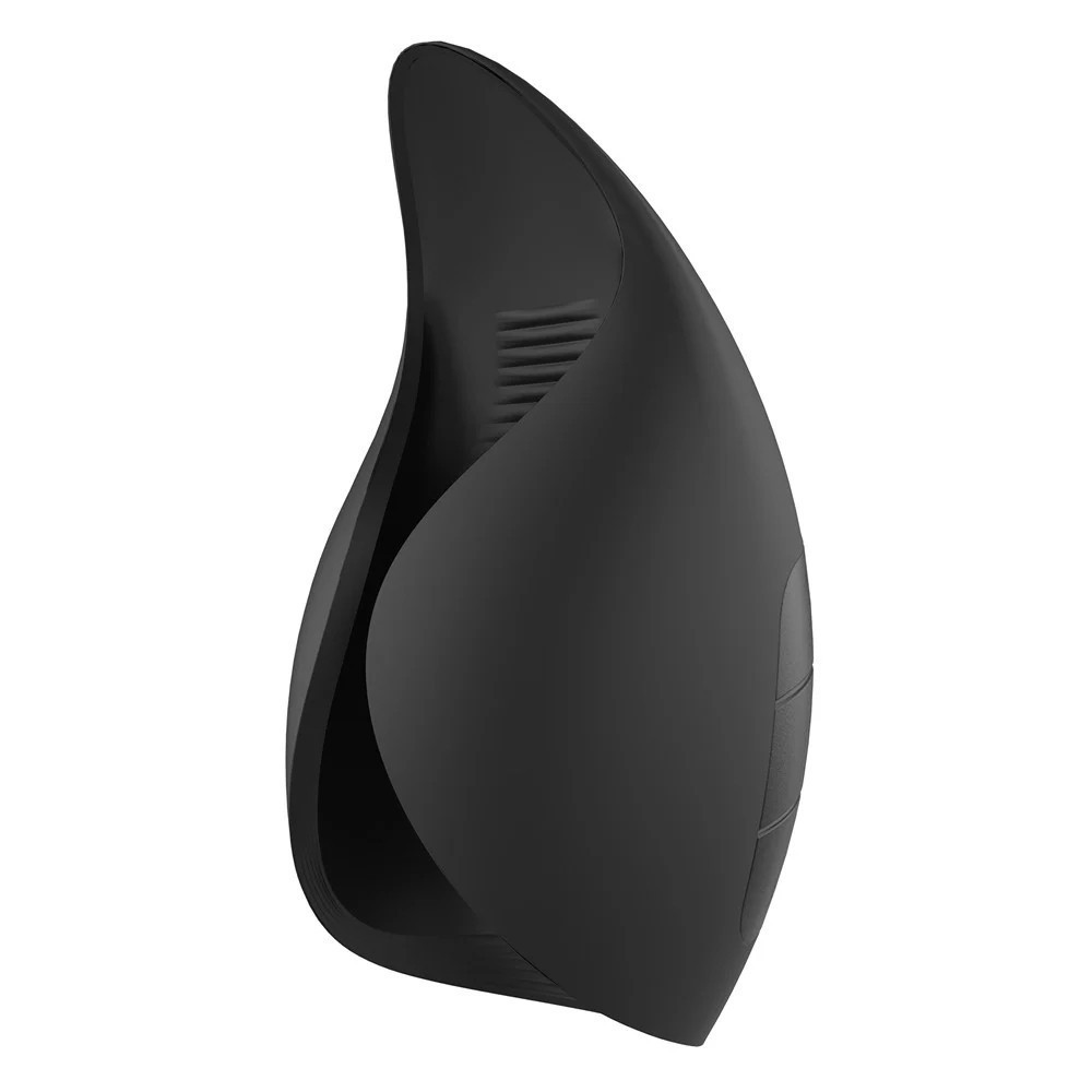 Мастурбатор с вибрацией Dream Toys Essentials, открытый, нереалистичный, черный, 13 см Sex Aura Киев - изображение 1