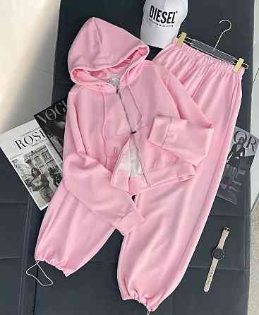 Жіночий прогулянковий костюм-двійка: кофта та штани турецька двонитка Барбі, 42/46 Одеса