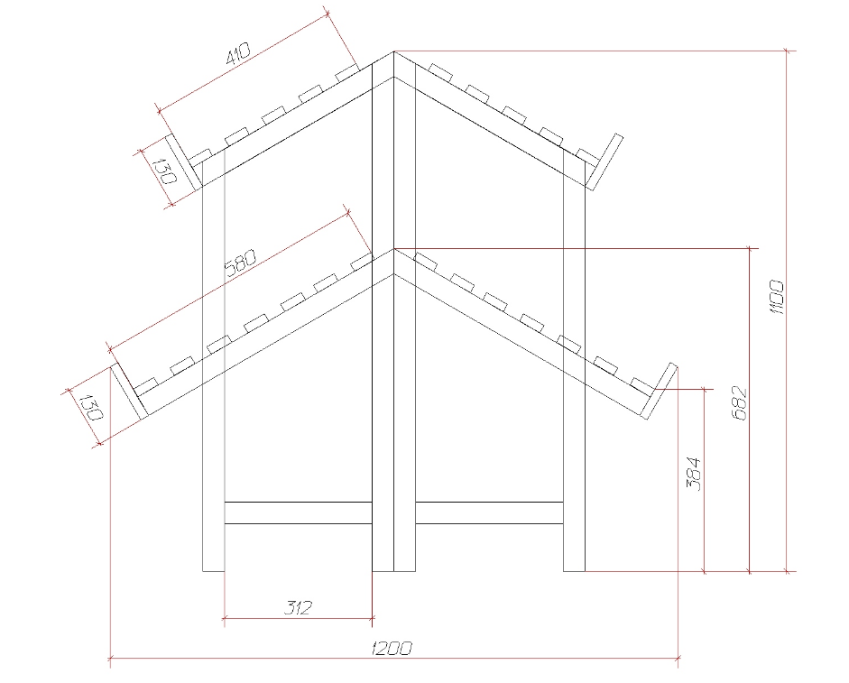 Стойка торговая 