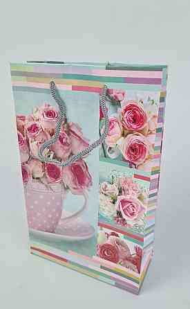 Паперовий пакет подарунковий Середній 17/26/8 (артSV-139) (12 шт.) Харків