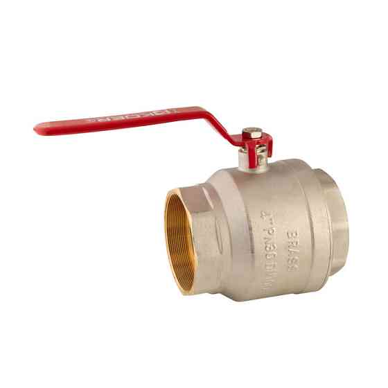 Кран кульовий Koer KR.214 - 4" FF ГГВ (ручка "важіль" червона) (KR4952)   ( 23184 ) Харків