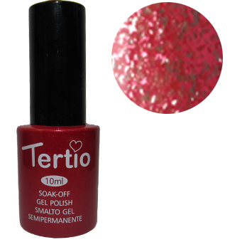 TERTIO гель - лак № 186(алый с блестками)10 мл Киев - изображение 1