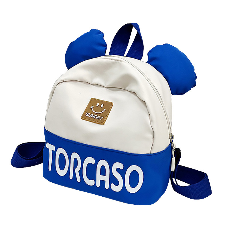 Детский рюкзак TD-620 на одно отделение с ремешком и ушками Blue Киев - изображение 1