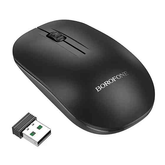 Мышь беспроводная BOROFONE BG14 Planet 2.4G business wireless mouse Black 6941991113376 Одесса