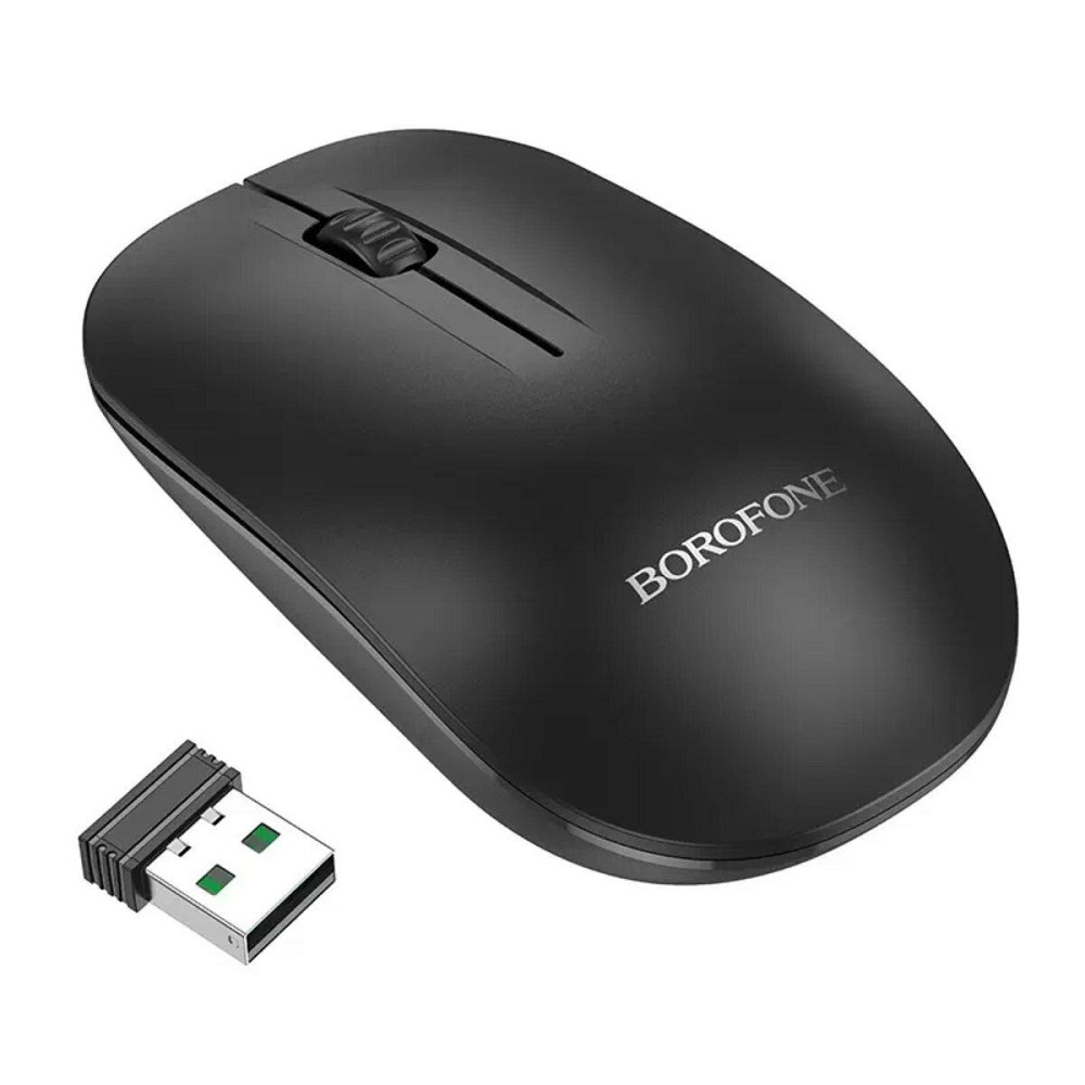 Мышь беспроводная BOROFONE BG14 Planet 2.4G business wireless mouse Black 6941991113376 Одесса - изображение 3