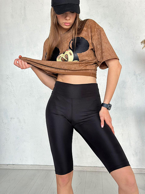 Жіночий костюм з велосипедками мікродайвінг Tail Київ - фото 8