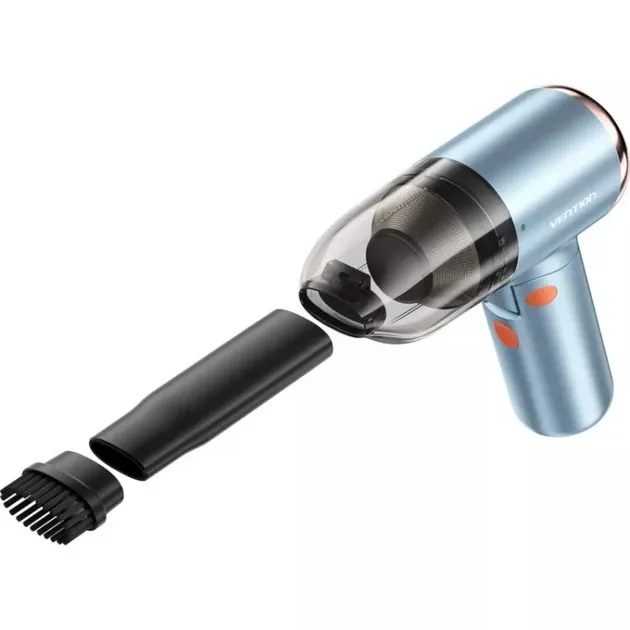Автомобільний пилосос Vention 5000Pа 70W Li-Ion USB-C 4000мА/г синій Киев - изображение 1
