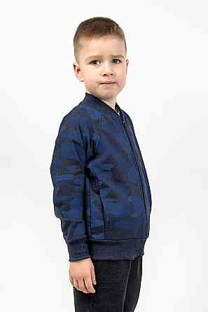 Бомбер дитячий, камуфляж темно-синій топ Крохатушка одяг Київ