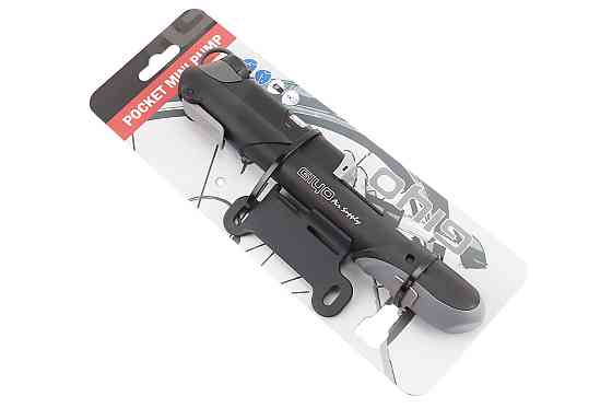 Насос пластмасовий телескопічний з вузьким манометром, Т-ручкою, чорний GP-61S Київ