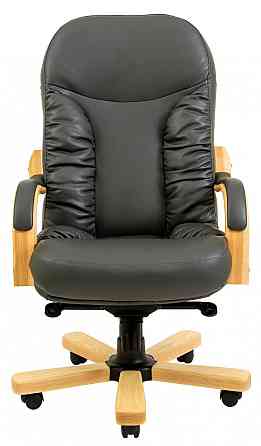 Офісне Крісло Керівника Richman Buford Fly 2230 Wood Lux Beech М2 AnyFix Чорний Київ