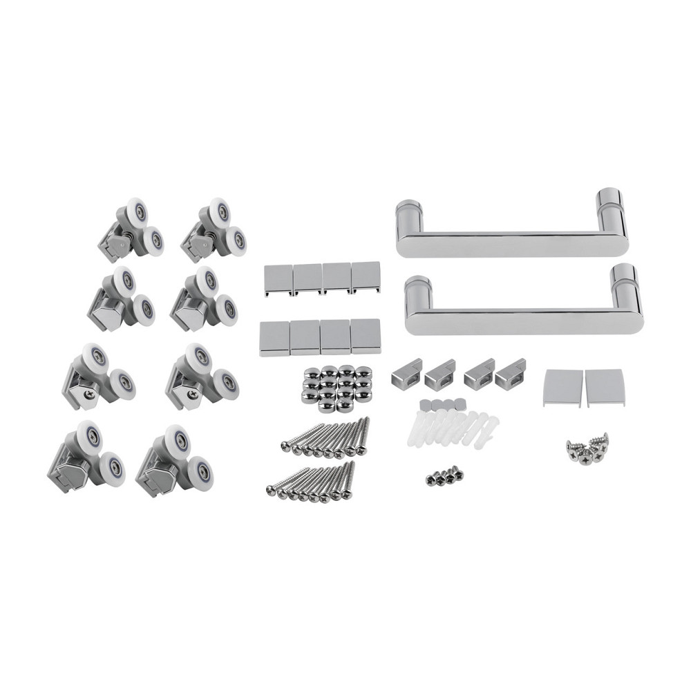 Душова кабіна Qtap Taurus CRM1099AC6 90х90 см, скло Clear 6 мм покриття CalcLess, без піддона Київ - фото 17