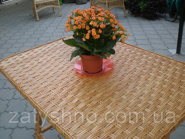 Дерев'яні плетені меблі для кухні Київ - фото 2