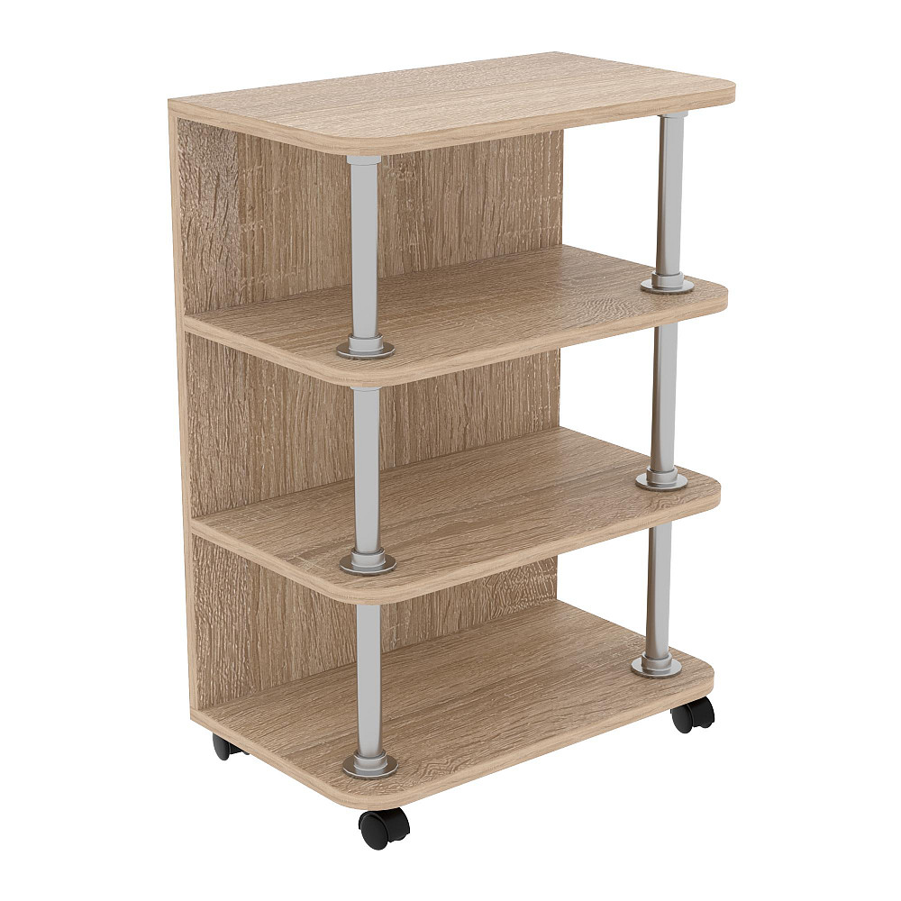 Тумба мобильная ТМ-3, Дуб Сонома, 500/300/700 Львов - изображение 1