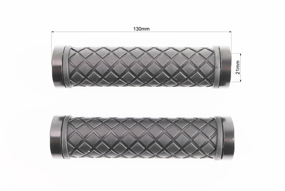 Ручки керма 130мм з затискачем Lock-On з двох сторін, чорні TPE-167 Київ - фото 3