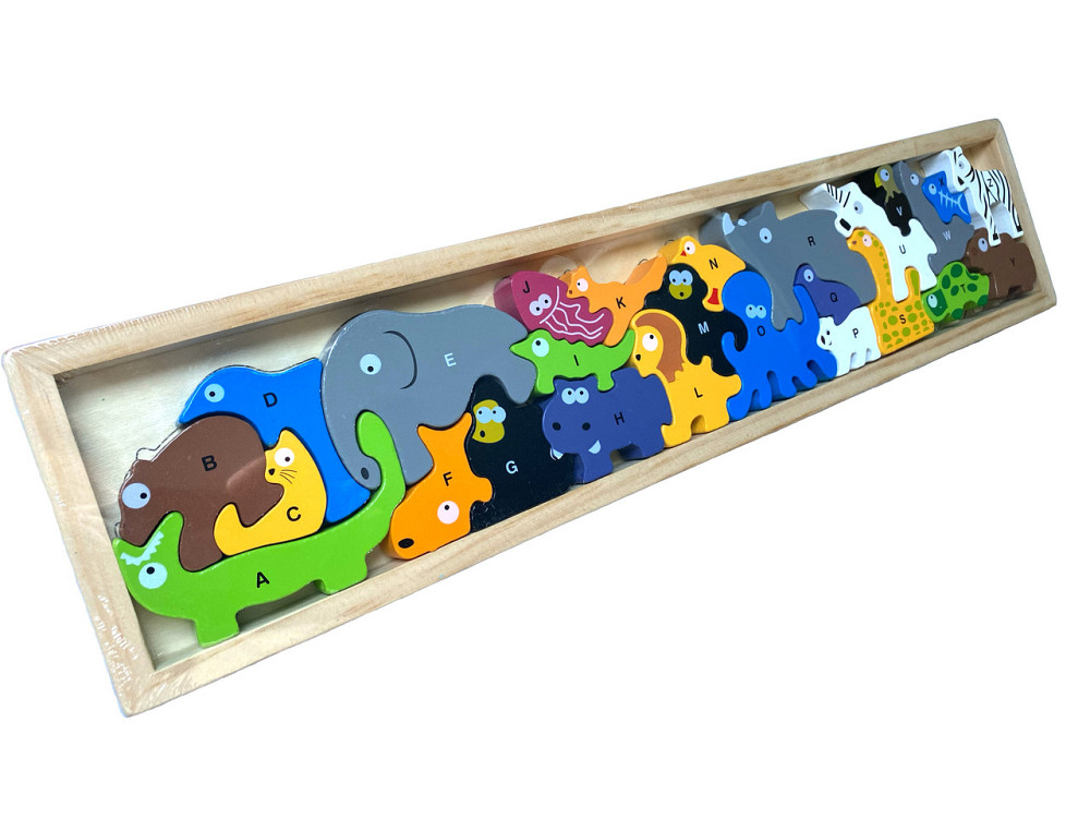 Балансуючі деревʼяні іграшки Монтесорі, деревʼяні іграшки звірів , зоо конструктор для дітей на 26 елементів Кам'янець-Подільський - фото 2