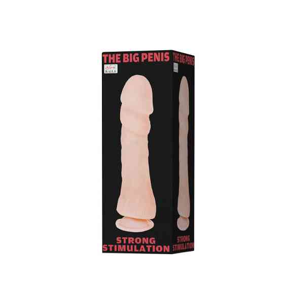 Фалоімітатор без мошонки - The Big Penis String Stimulation, 26 см Sex Aura Київ