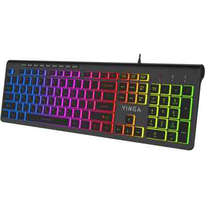 Клавиатура Vinga KB-460 Black Винница