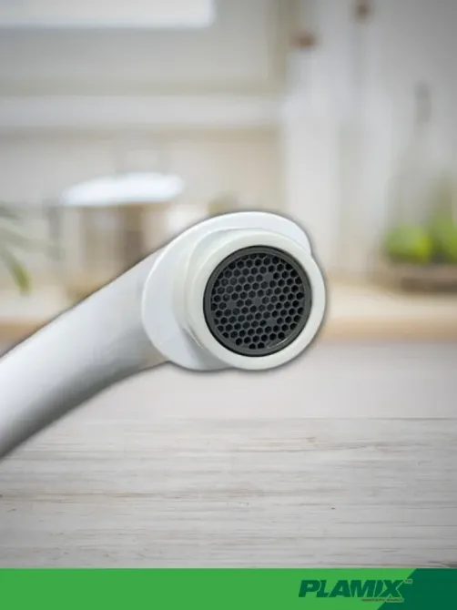Змішувач для кухні Plamix Mario-011 білий з термопластику (без підводки) (PM0015) Чернівці - фото 5