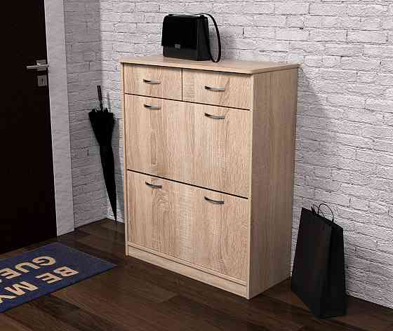 Тумба для обуви №4, Дуб Сонома, 800/350/1010 Львов