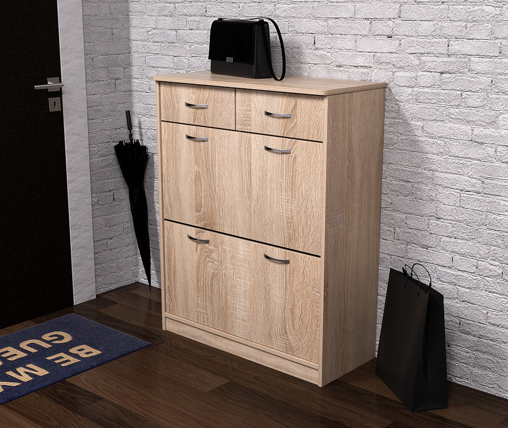 Тумба для обуви №4, Дуб Сонома, 800/350/1010 Львов - изображение 1