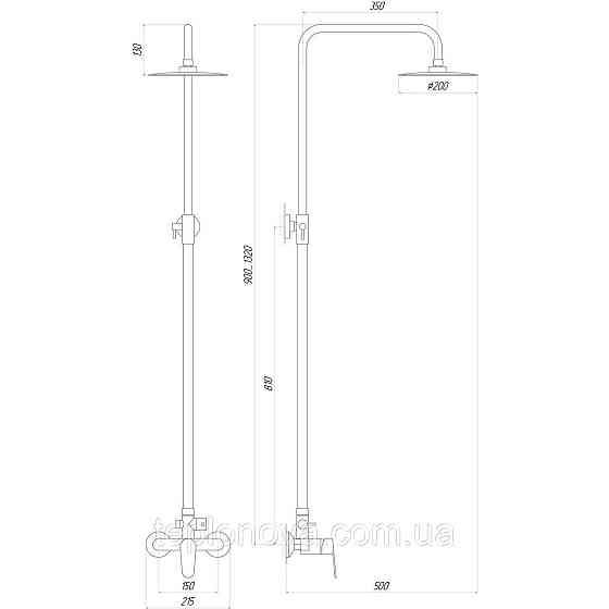 Душевая система TOPAZ ZARA TZ 13702-H37 Черновцы