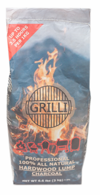 Древесный уголь 3 кг GRILLI 77782 Код: 004633 Ровно - изображение 2